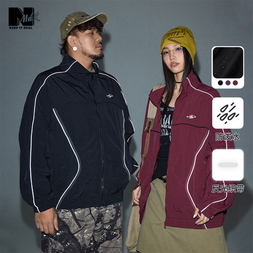 防泼水反光条夹克N-MAX潮牌男装