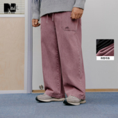 潮牌男装 26年春季 新款 NMAX大码 抽绳松紧腰宽松直筒加大做旧牛仔裤