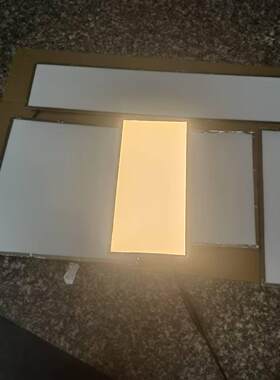 浴霸灯板定制尺寸风暖灯芯面板替换led灯LED照明灯片配件暖光黄光