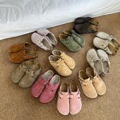 外穿软木低跟牛皮包头桑坡村新款 勃肯鞋 半拖女厚底真皮舒适夏季