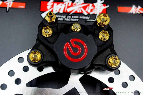 OBI工厂 TC4钛合金  卡钳螺丝套装 BREMBO 车力屋 川欧 MFZ ADL等