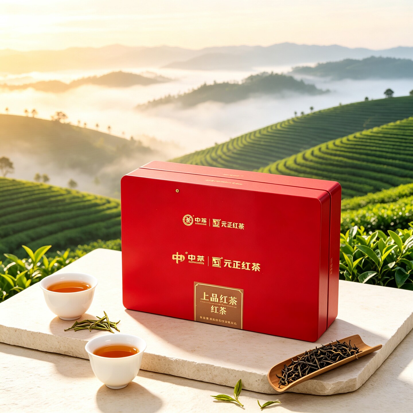 【神秘金花】元正红茶中茶安化茶厂高端茶叶礼盒200g/套