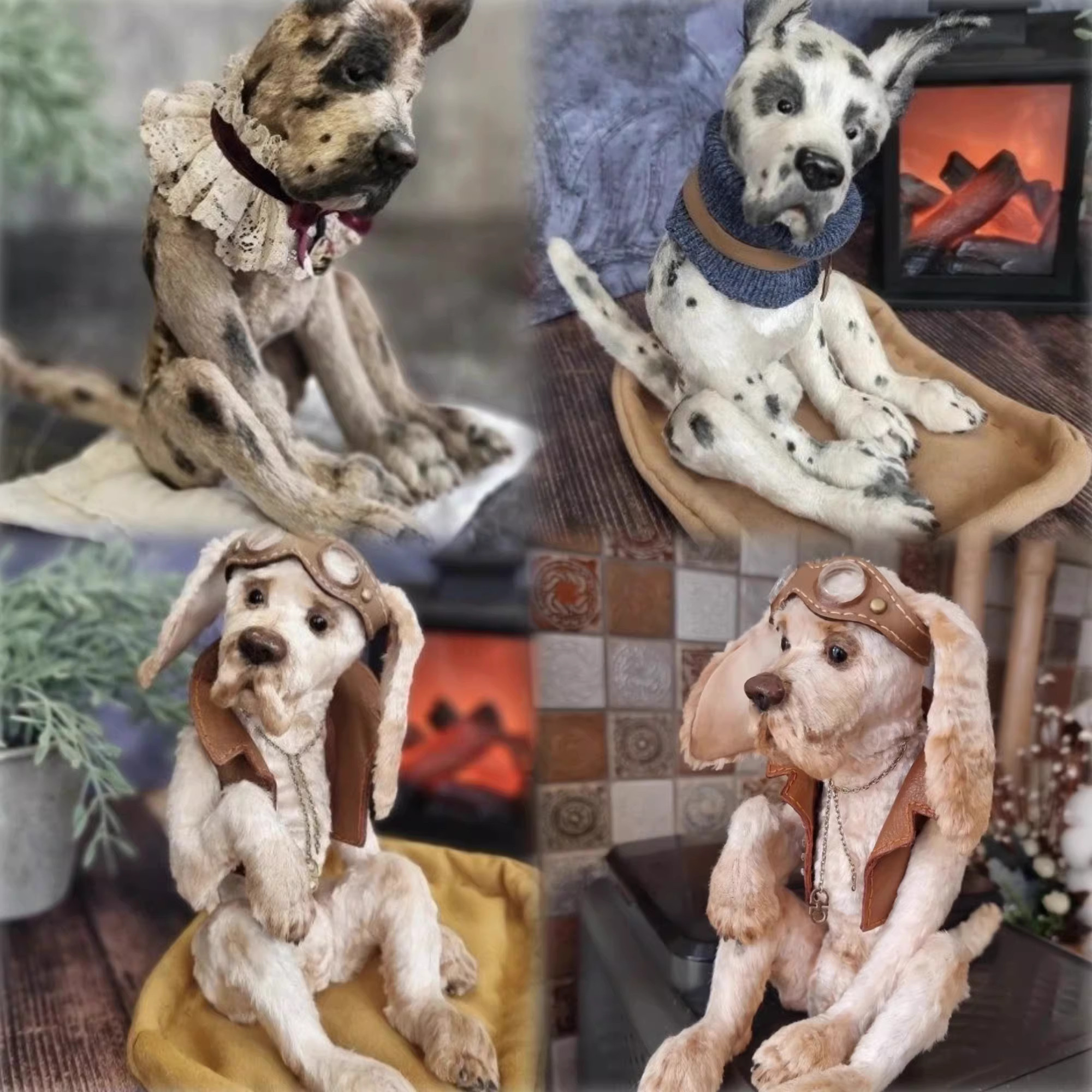 巨可爱的仿真狗狗_玩偶制作大外文电子师课教你制作多品种狗狗