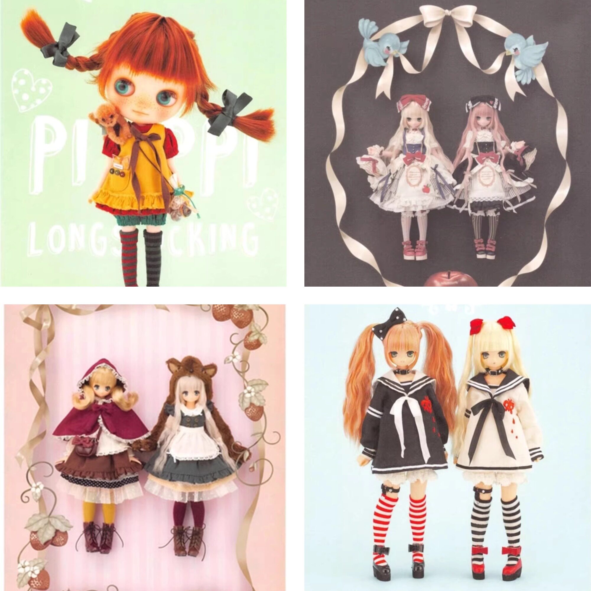 小布娃衣纸样教程Dolly bird vol.23有图纸制作过程