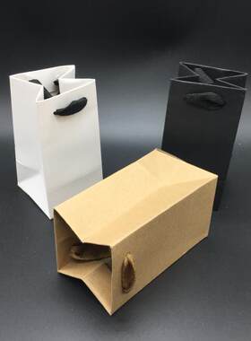 小号蜂蜜六角正方形礼品袋牛皮纸