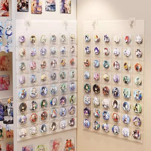 吧唧展示架挂墙美徽章谷收纳挂袋