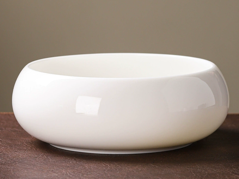 2025新款创意办公中式简约陶瓷装饰烟灰缸大码 家用客厅多功能缸