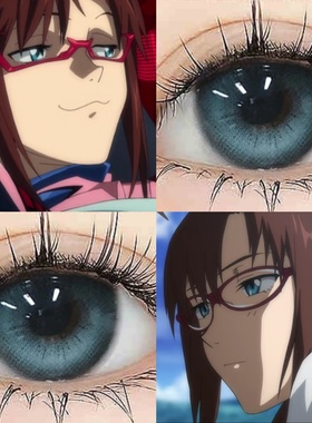 真希波COS美瞳新世纪福音战士夏彦蓝绿色显色莫弈二次元漫展JYP