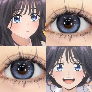 和栗薰子COS美瞳半年抛熏香花朵凛然绽放大直径隐形眼镜漫展2TB