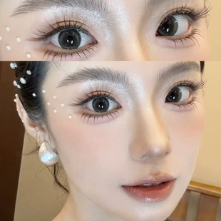 新娘美瞳半年抛婚纱照自然高颜值纯欲隐形眼镜一年抛官方正品 ftb