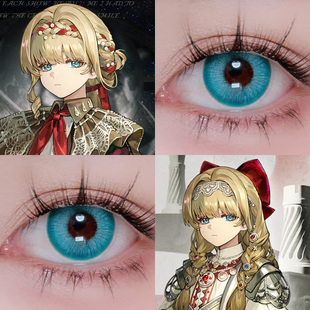 库珀花环cos美瞳重返未来1999芭提雅绿铛铛绿青龙秘境显色日婷We