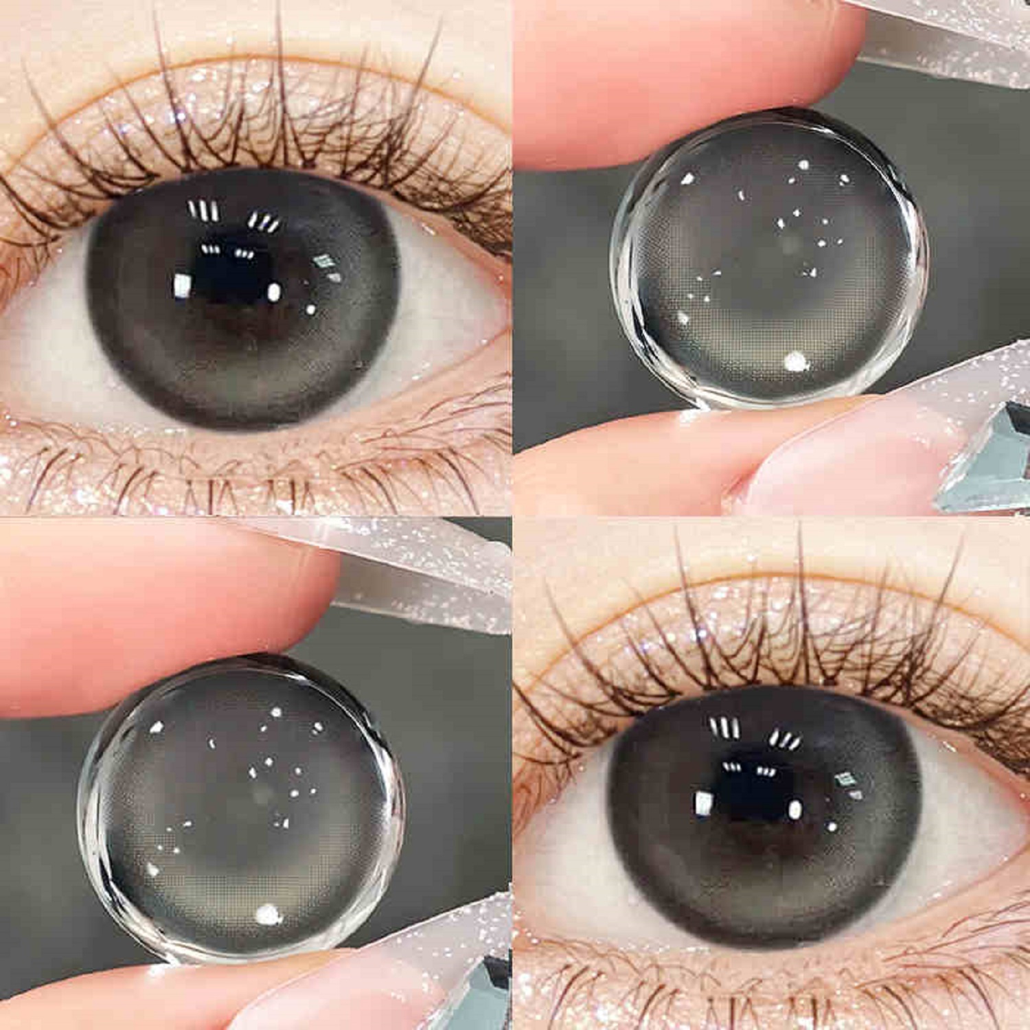 Orela美瞳半年抛极地银河淡颜千金小鹿心事微混血隐形眼镜佳TB