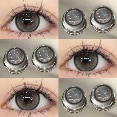 himi美瞳灰姑娘黑不溜秋黑心玫瑰半年抛大直径三明治旗舰店JYP