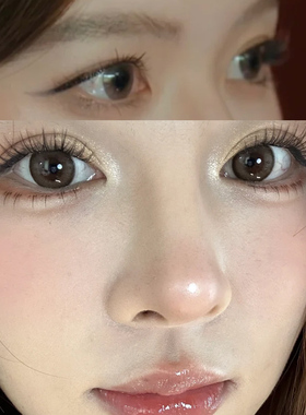 许妍同款美瞳半年抛大直径高级感自然素颜隐形眼镜一年抛正品ftb