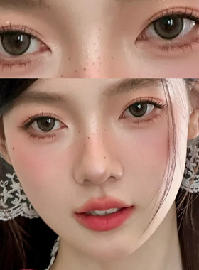 orela美瞳极地银河半年抛亚裔混血大直径隐形眼镜一年抛同款女ftb