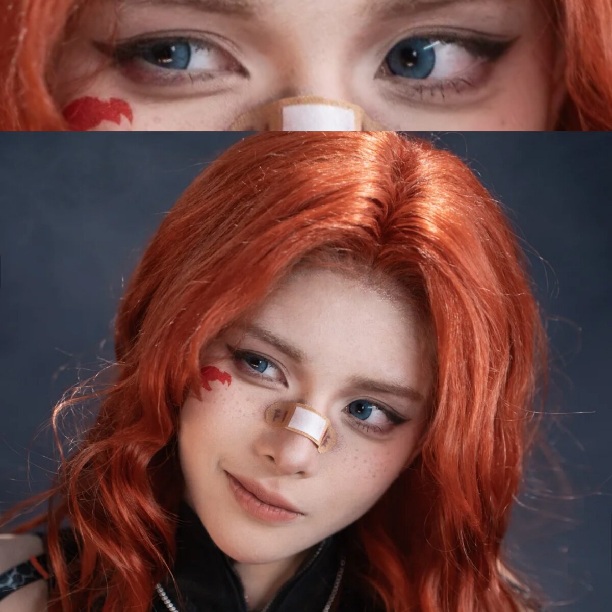 三角洲行动疾风克莱尔cos美瞳蓝色半年抛漫展cospla隐形眼镜7st图片