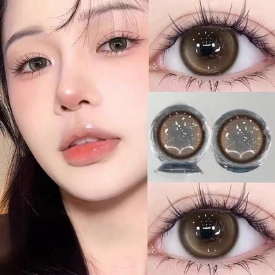 isha reborn美瞳半年抛大小直径三明治工艺旗舰店隐形眼镜2TB