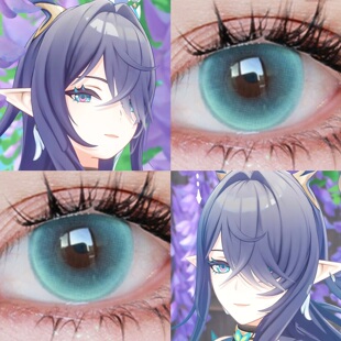 菈乌玛cos美瞳半年抛原神空月之歌挪德卡莱PV漫展隐形眼镜年抛2tb