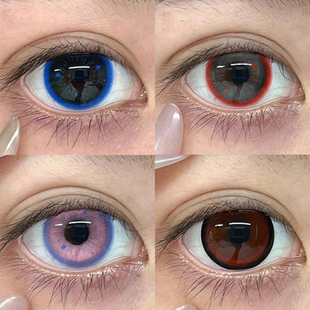 jumicon美瞳半年抛流浪撒旦丝绒伯爵玫瑰墓园甜心绑带甜可可宜hn