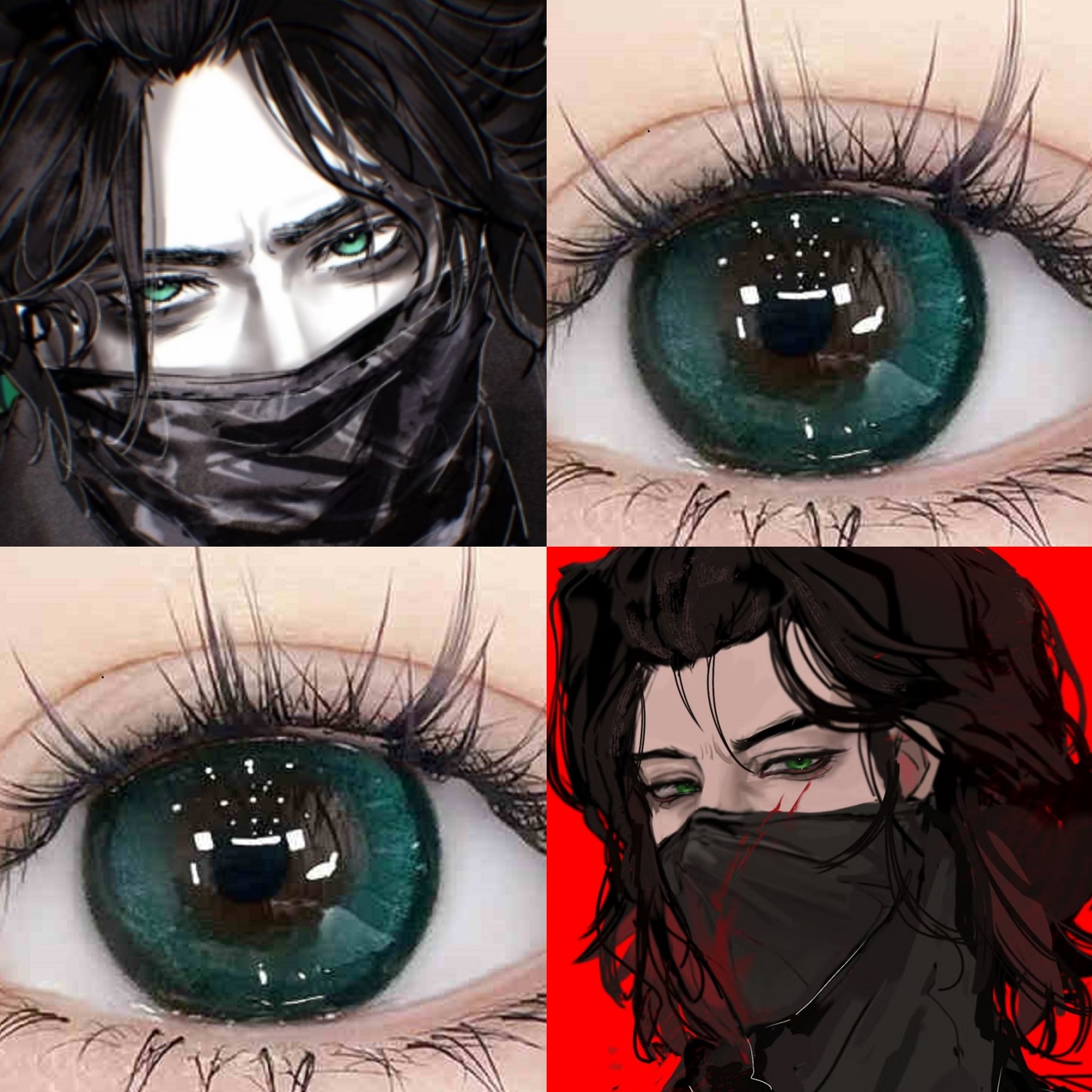 无名cos美瞳半年抛大小直径三角洲行动三明治工艺漫展混血佳TB