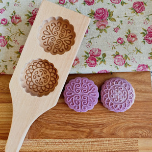 包邮木质月饼模具青团南瓜饼绿豆糕点心面食米粿粑馒头磕子印烘焙
