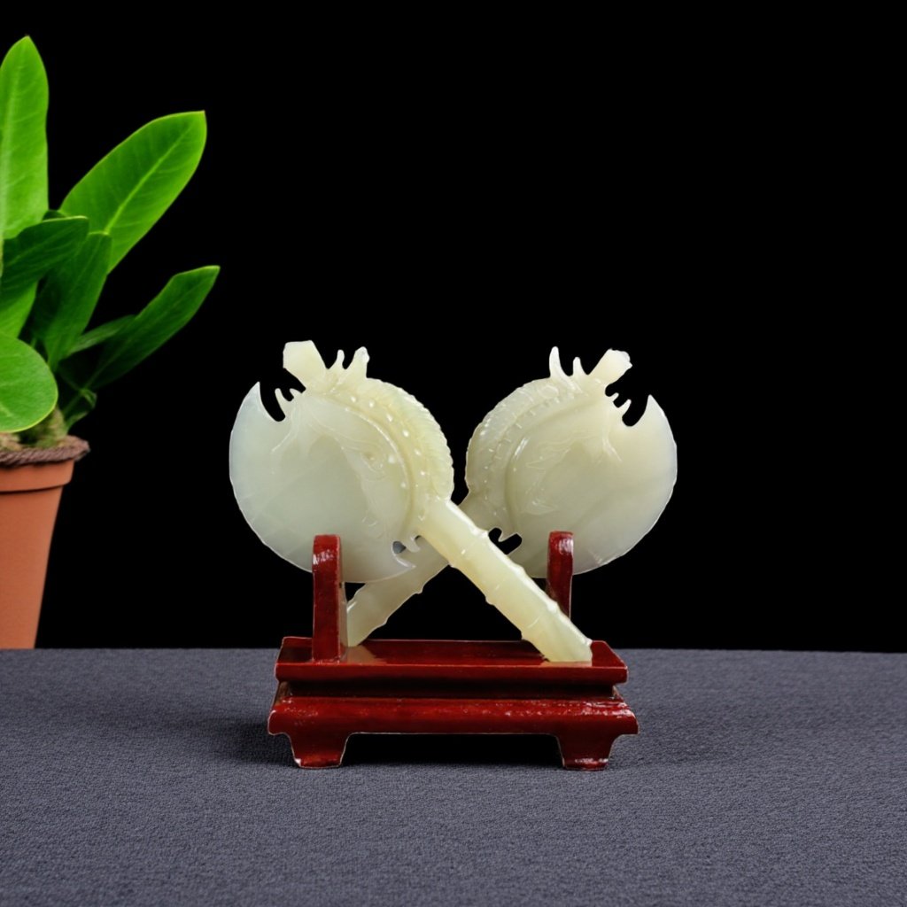 天然阿富汗玉石斧子摆件搬家斧头结婚乔迁家居装饰品工艺礼品摆设