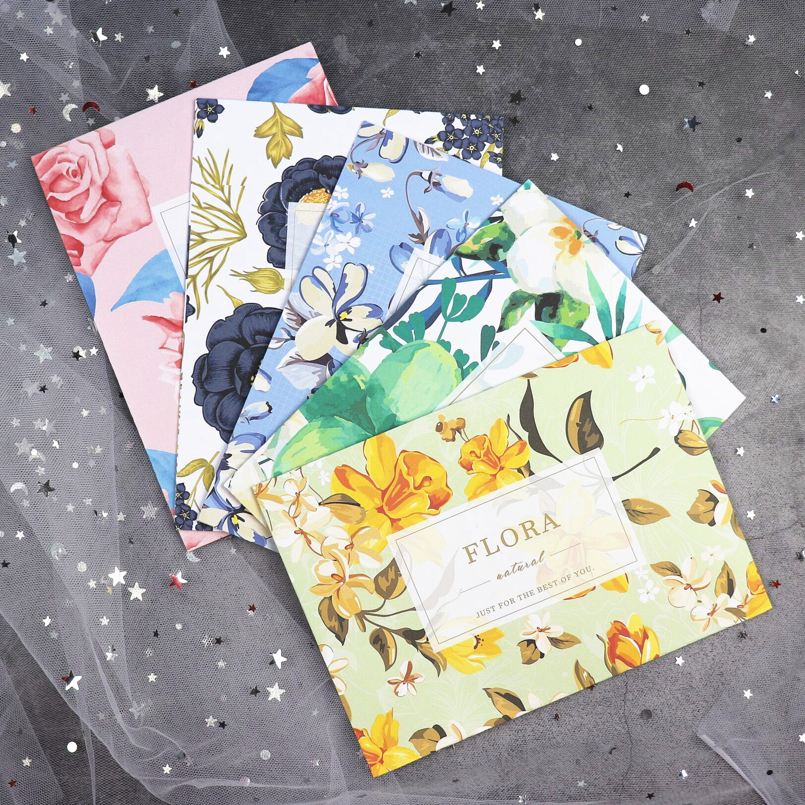 Flora复古花卉小清新信封信纸创意情书高档可爱感恩教师节写信纸
