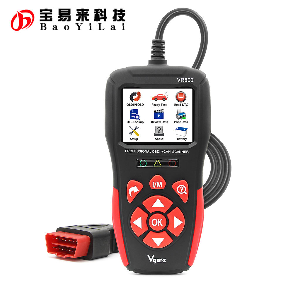 VR800 OBD scanner multi-language 彩屏汽车多功能 故障检测仪