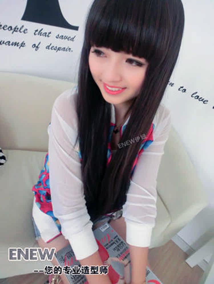 Perruque Long cheveux raides - Ref 2609671 Image 3