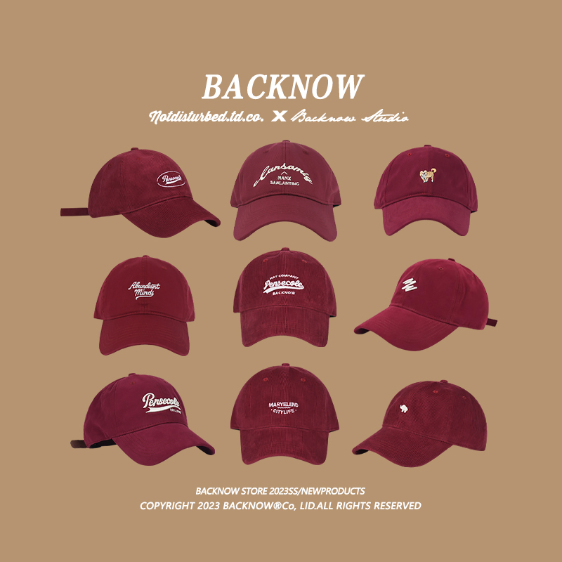 BACKNOW原创棒球帽出行休闲男女