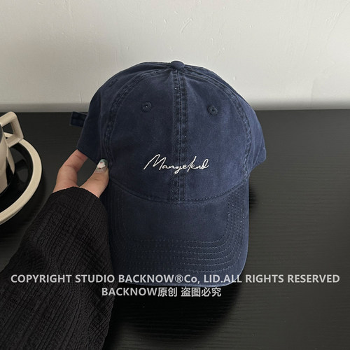 BACKNOW帽子原创美式帽子鸭舌帽