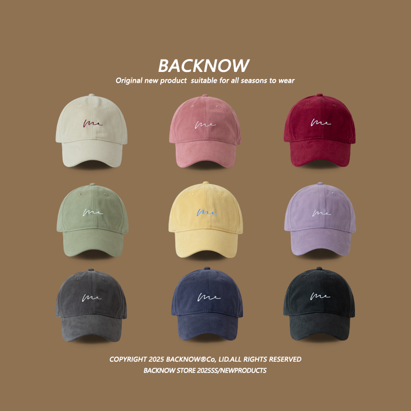 BACKNOW原创棒球帽大头围男女款