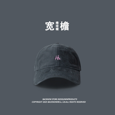 BACKNOW宽帽檐大头围棒球帽