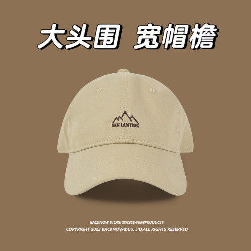 为大头围设计！山系刺绣棒球帽