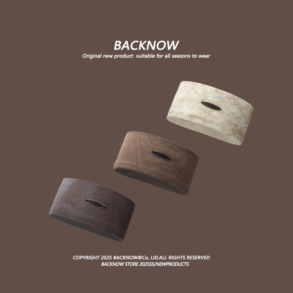 BACKNOW复古百搭扎染发带发箍