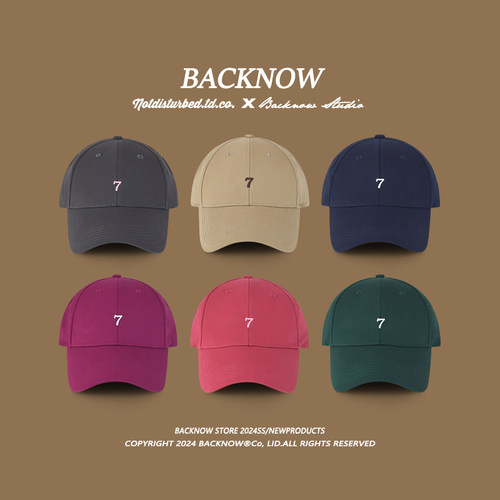 BACKNOW自制棒球帽出行休闲四季