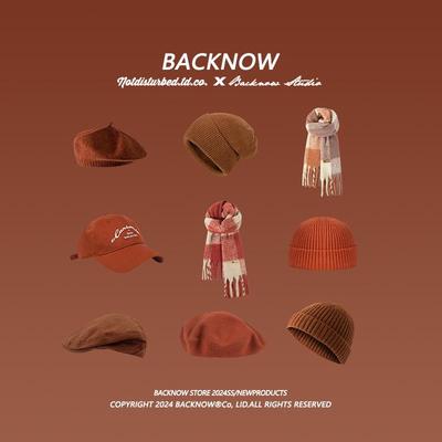 局限白脏橘色合集！新品帽子围巾