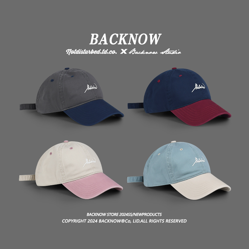 BACKNOW棒球帽出行休闲男女四季