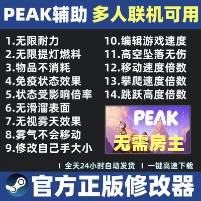 拉我一把修改器 PEAK联机辅助MOD魔法科技peak steam爬登山模拟器