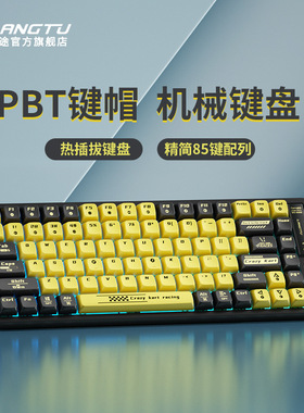 LANGTU Wireless Mechanical Keyboard USB RGB 85 Key Gamer键盘