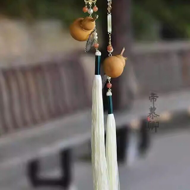 帝慕卿原创小葫芦禁步汉服腰佩长流苏禁步腰间配饰否极泰来葫芦