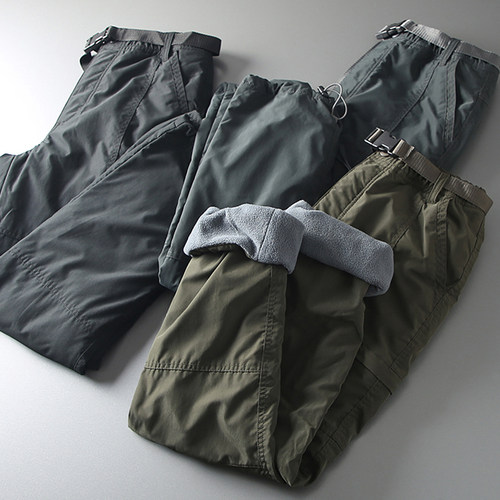 冬季防风防水加绒保暖软壳工装裤