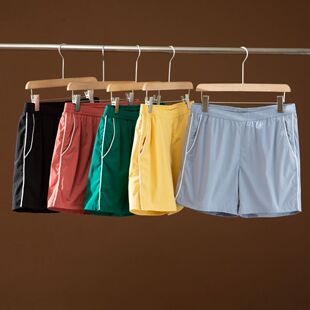 轻薄透气宽松五分裤 夏季 男士 速干短裤 弹力防泼水户外运动休闲短裤