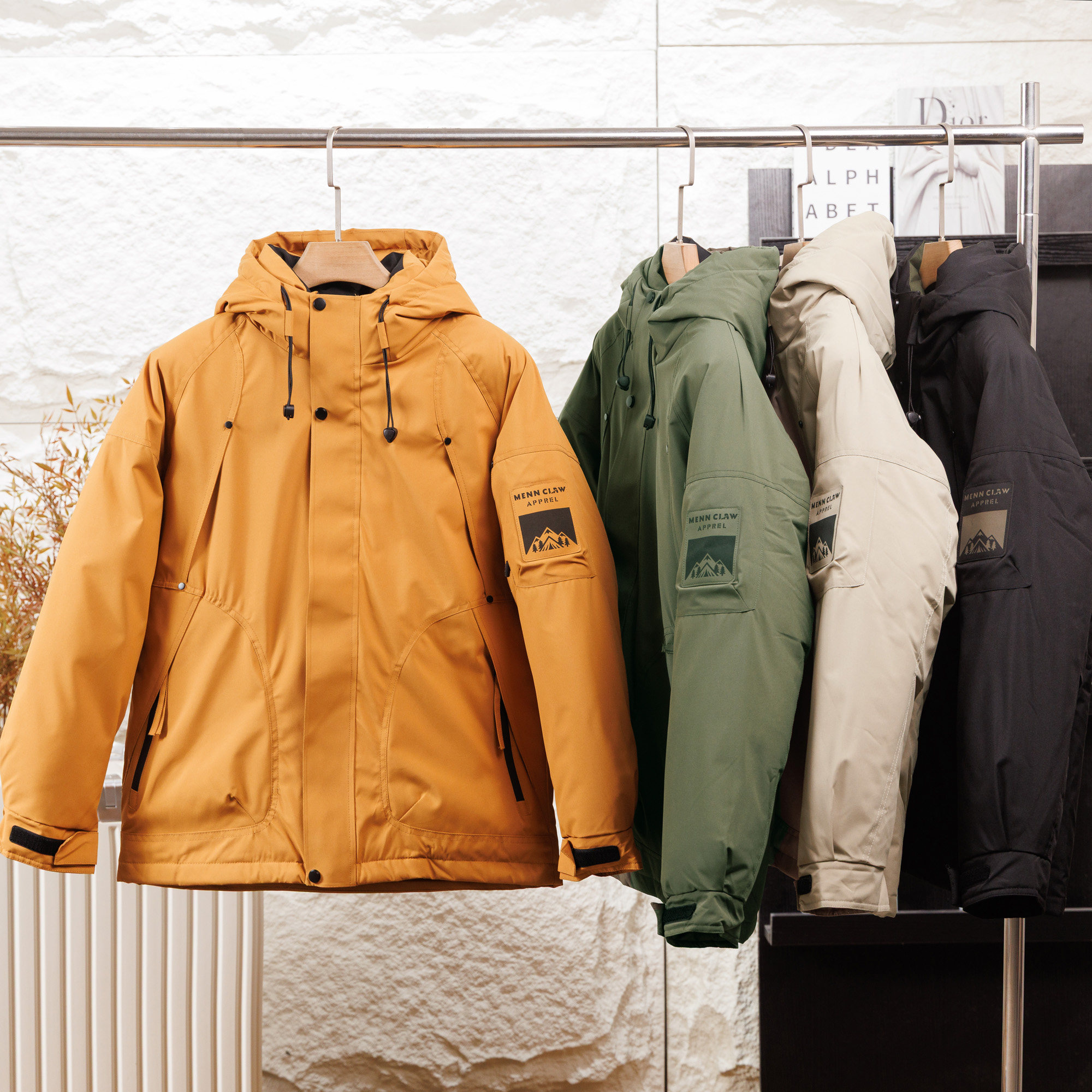 抗寒保暖！石墨烯内里户外棉服男士连帽加厚保暖防风棉衣冬季外套