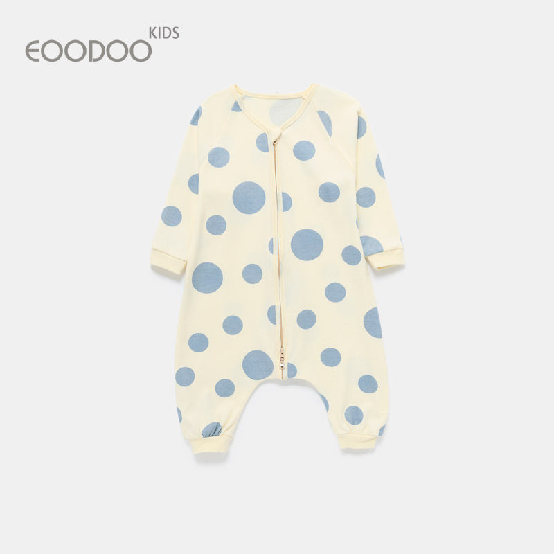 eoodoo婴儿睡袋宝宝春夏款防惊跳分腿儿童四季通用夏天防踢被