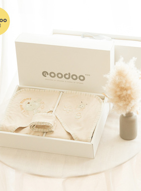 eoodoo新生儿抱被纯棉初生婴儿空调抱被春夏抱毯母婴宝宝用品大全