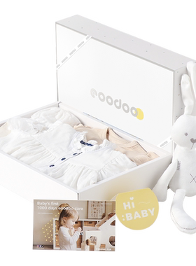 eoodoo女宝3-6个月公主纱裙礼盒