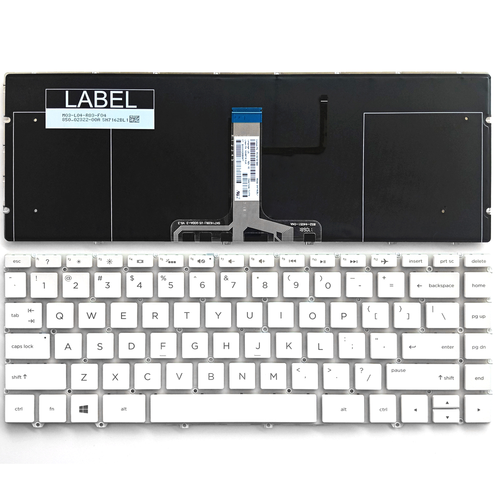 适用惠普 HP Spectre 13-AF Spectre 13T-AF TPN-C132 笔记本键盘