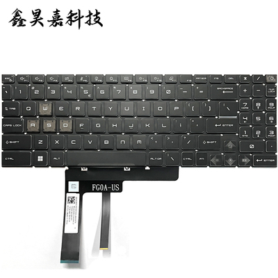适用微星 MSI Katana 15 17 B12U B12V B13U B13V HX B14W 键盘