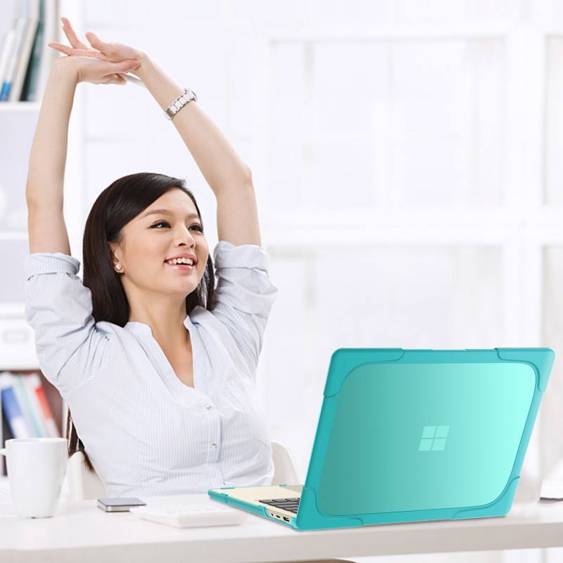 适用surface laptop go电脑壳124英寸1943磨砂支架保护壳